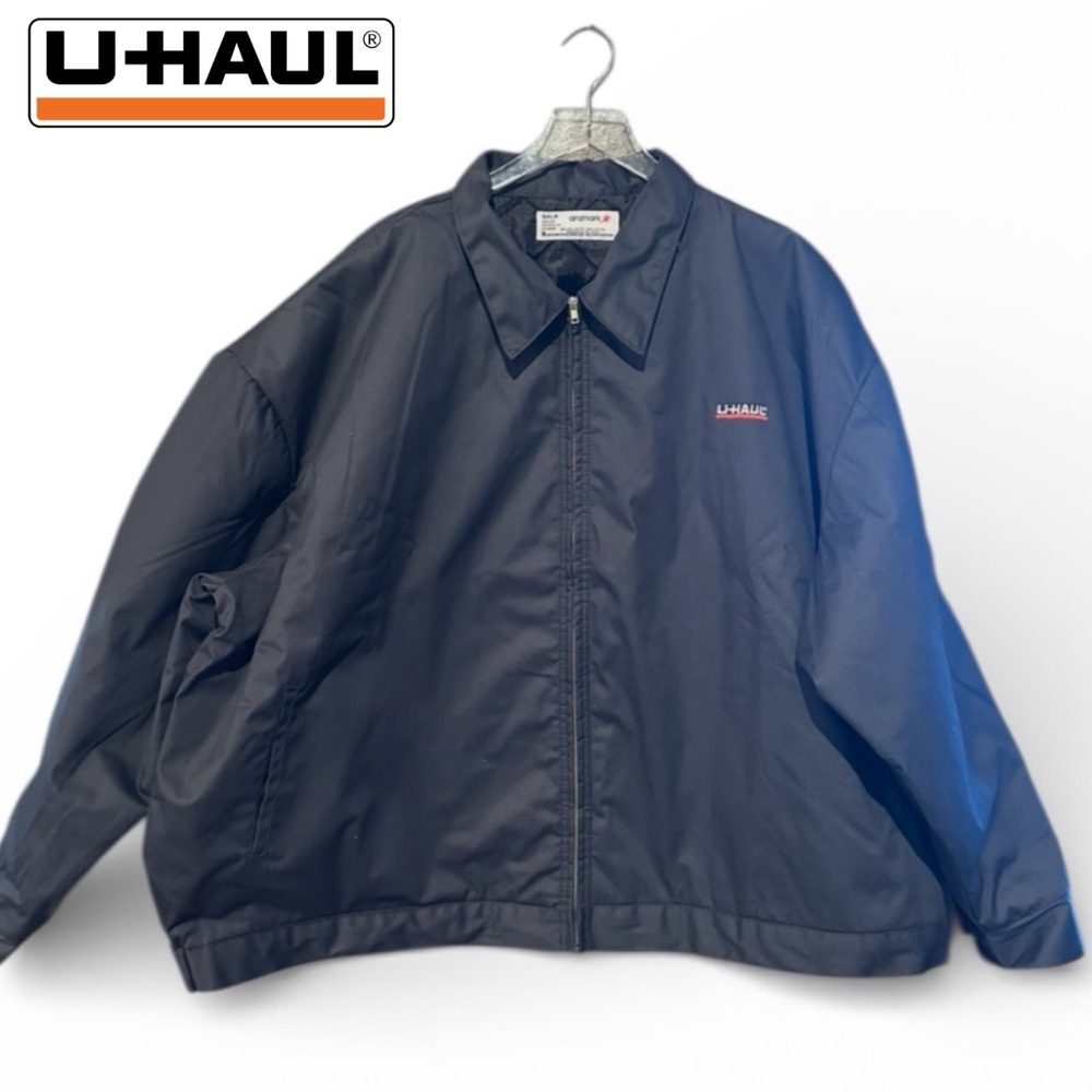 U-Haul Aramark Charcoal Zip-Up Jacket